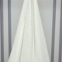 Charlie V-5 Wholesale Striped Transparent Tulle Curtain Fabrics Living Room and Bedroom Curtains 6 Models 100% Polyester