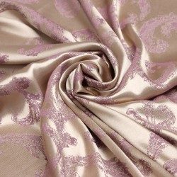 Anariel V-738 Wholesale Patterned Satin Background Curtain Fabrics Living Room and Bedroom Curtains 4 Models 100% Polyester