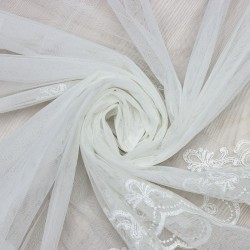 4870 Wholesale Brode Tulle Curtain Fabrics Living Room and Bedroom Curtains  100% Polyester