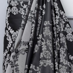 5556 V-4 Wholesale Jacquard Background Curtain Fabrics Living Room and Bedroom Curtains 4 Models 100% Polyester