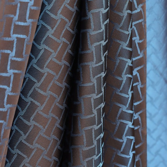 Aika V-4 Wholesale Jacquard Background Curtain Fabrics Living Room and Bedroom Curtains 5 Models 100% Polyester