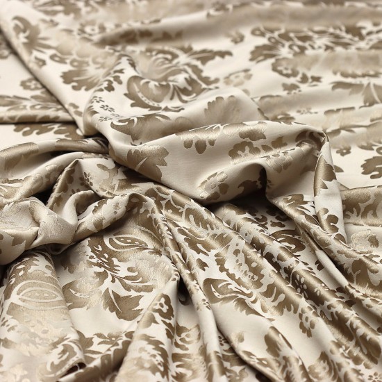 60090 V-3002 Wholesale Micro Satin Weave Background Curtain Fabrics Living Room and Bedroom Curtains 3 Models 100% Polyester