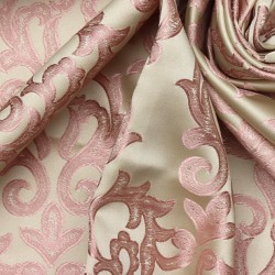 Ruby V-1006 Wholesale Satin Woven Background Curtain Fabrics Living Room and Bedroom Curtains 100% Polyester 300x300 2 Models