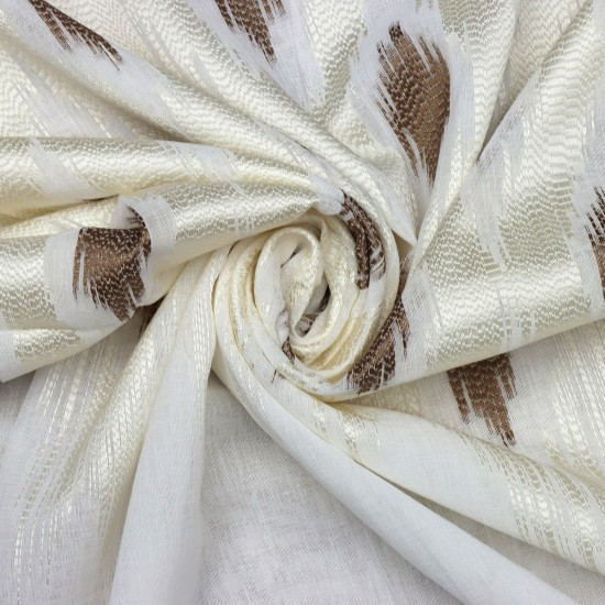 Rosita V-2 Wholesale Jacquard Woven Tulle Curtain Fabrics Living Room and Bedroom Curtains 3 Models 100% Polyester