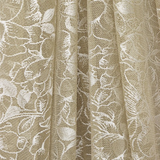 Helga L-11448 Wholesale Raschel Plain Knitted Tulle Curtain Fabrics Living Room and Bedroom Curtains 2 Models 100% Polyester