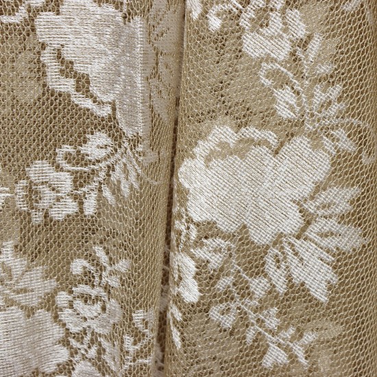 Lucia V-L-11447 Wholesale Raschel Plain Knitted Tulle Curtain Fabrics Living Room and Bedroom Curtains 6 Models 100% Polyester