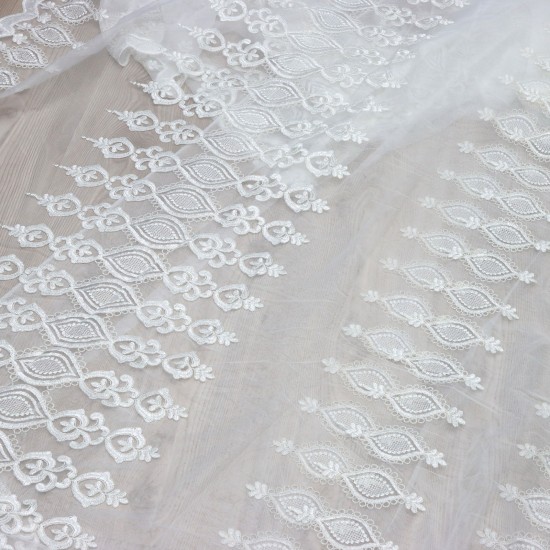 7016 Wholesale Brode Tulle Curtain Fabrics Living Room and Bedroom Curtains  100% Polyester