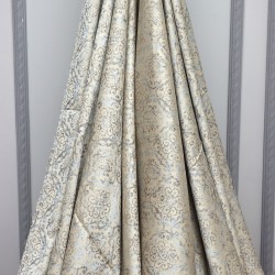 Deep V-3008 Wholesale Satin Weave Background Curtain Fabrics Living Room and Bedroom Curtains 5 Models 100% Polyester