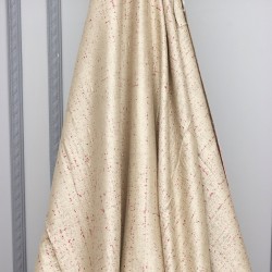 Taisiya V-3009 Wholesale Satin Weave Background Curtain Fabrics Living Room and Bedroom Curtains 6 Models 100% Polyester