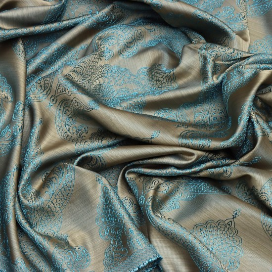 Glenn V-24 Wholesale Jacquard Background Curtain Fabrics Living Room and Bedroom Curtains 9 Models 100% Polyester