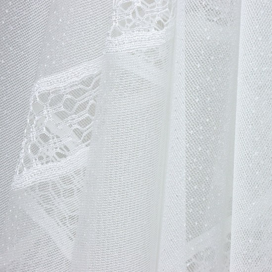 8522 Wholesale Raschel Plain Knitted Tulle Curtain Fabrics Living Room and Bedroom Curtains  100% Polyester