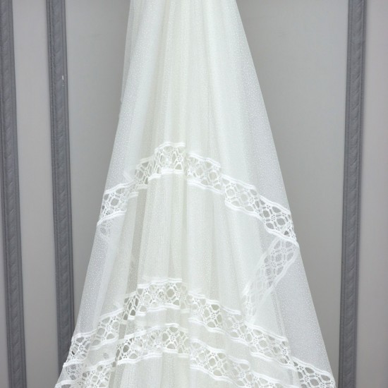 8523 Wholesale Raschel Plain Knitted Tulle Curtain Fabrics Living Room and Bedroom Curtains  100% Polyester