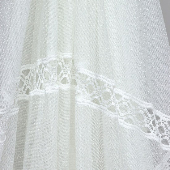 8523 Wholesale Raschel Plain Knitted Tulle Curtain Fabrics Living Room and Bedroom Curtains  100% Polyester