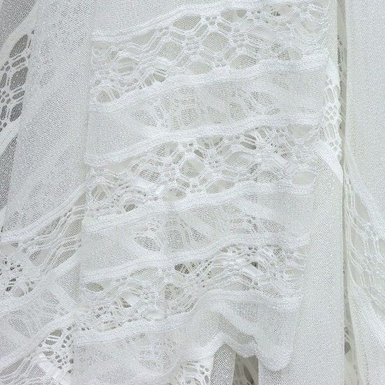 8523 Wholesale Raschel Plain Knitted Tulle Curtain Fabrics Living Room and Bedroom Curtains  100% Polyester 144cm