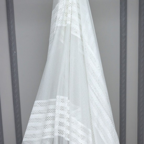 8530 L-1804  Wholesale Raschel Plain Knitted Tulle Curtain Fabrics Living Room and Bedroom Curtains  100% Polyester