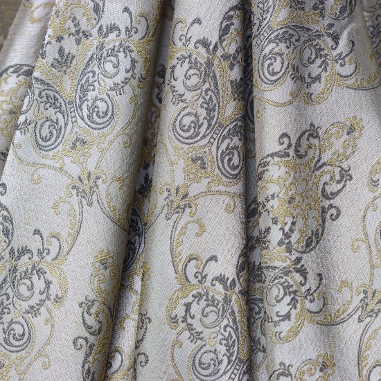 Ameline V-1 Wholesale Jacquard Background Curtain Fabrics Living Room and Bedroom Curtains 4 Models 100% Polyester