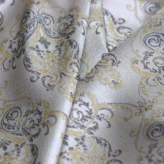 Ameline V-1 Wholesale Jacquard Background Curtain Fabrics Living Room and Bedroom Curtains 4 Models 100% Polyester