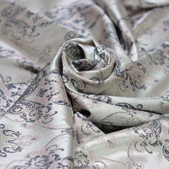 Ameline V-4 Wholesale Jacquard Background Curtain Fabrics Living Room and Bedroom Curtains 4 Models 100% Polyester