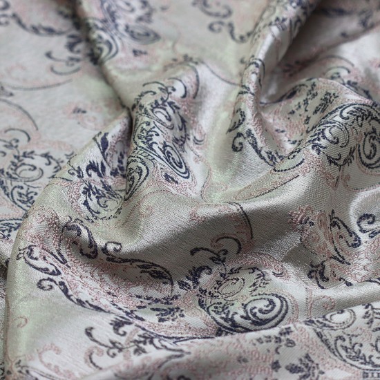 Ameline V-4 Wholesale Jacquard Background Curtain Fabrics Living Room and Bedroom Curtains 4 Models 100% Polyester