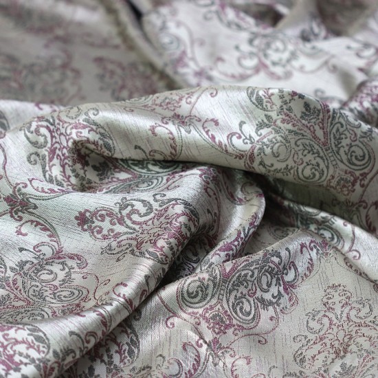 Ameline V-5 Wholesale Jacquard Background Curtain Fabrics Living Room and Bedroom Curtains 4 Models 100% Polyester