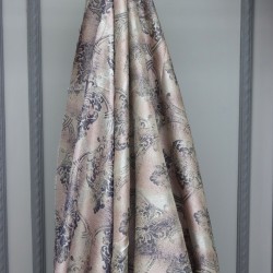 Cremona V-15 Wholesale Satin Woven Background Curtain Fabrics Living Room and Bedroom Curtains 5 Models 100% Polyester