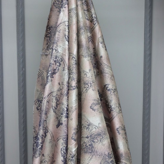 Cremona V-15 Wholesale Satin Woven Background Curtain Fabrics Living Room and Bedroom Curtains 5 Models 100% Polyester