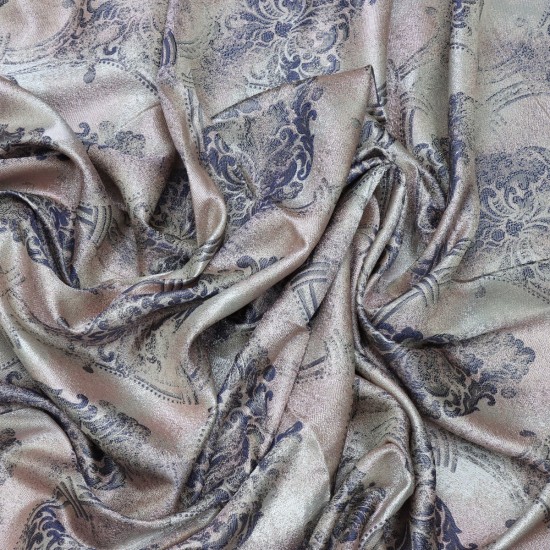 Cremona V-15 Wholesale Satin Woven Background Curtain Fabrics Living Room and Bedroom Curtains 5 Models 100% Polyester