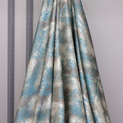 Cremona V-25 Wholesale Satin Woven Background Curtain Fabrics Living Room and Bedroom Curtains 5 Models 100% Polyester