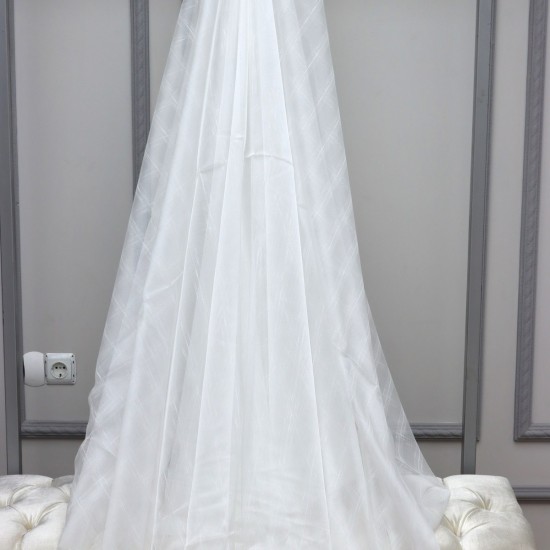 D-3 Wholesale Transparent Tulle Curtain Fabrics Living Room and Bedroom Curtains  100% Polyester