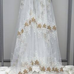 Tara V-3 Wholesale Embroidered Tulle Curtain Fabrics Living Room and Bedroom Curtains 3 Models 100% Polyester