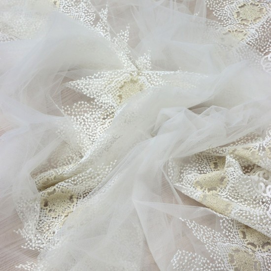 Odin V--1 Wholesale Embroidered Tulle Curtain Fabrics Living Room and Bedroom Curtains 3 Models 100% Polyester