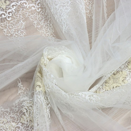 Moskow V-1 Wholesale Brode Tulle Curtain Fabrics Living Room and Bedroom Curtains 3 Models 100% Polyester