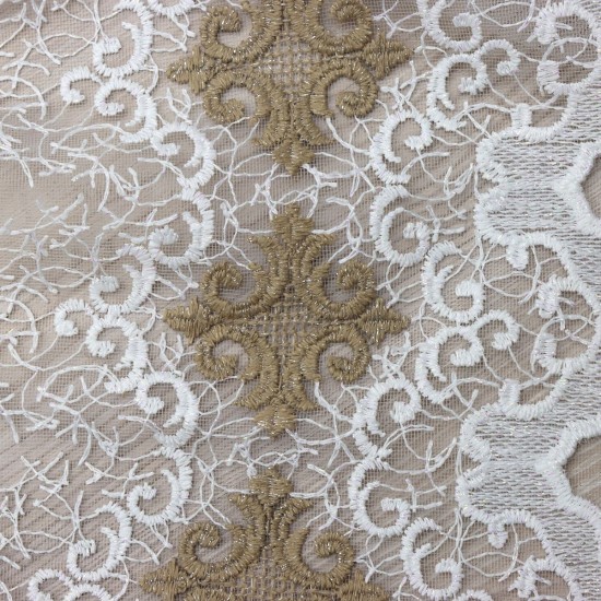 Moskow V-3 Wholesale Brode Tulle Curtain Fabrics Living Room and Bedroom Curtains 3 Models 100% Polyester