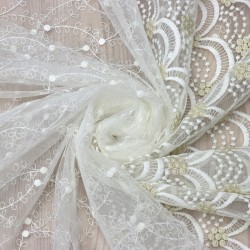 Ubbe V-1 Wholesale Brode Tulle Curtain Fabrics Living Room and Bedroom Curtains 3 Models 100% Polyester