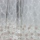 Ubbe V-2 Wholesale Brode Tulle Curtain Fabrics Living Room and Bedroom Curtains 3 Models 100% Polyester