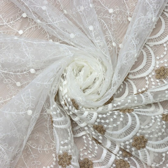 Ubbe V-3 Wholesale Brode Tulle Curtain Fabrics Living Room and Bedroom Curtains 3 Models 100% Polyester