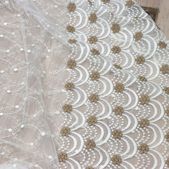 Ubbe V-3 Wholesale Brode Tulle Curtain Fabrics Living Room and Bedroom Curtains 3 Models 100% Polyester