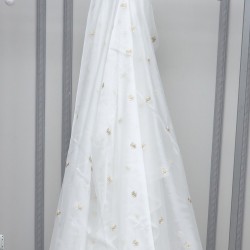 Florensiya V-18 Wholesale Embroidered  Brode Tulle Curtain Fabrics Living Room and Bedroom Curtains 4 Models 100% Polyester