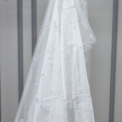 Florensiya V-5 Wholesale Embroidered  Brode Tulle Curtain Fabrics Living Room and Bedroom Curtains 4 Models 100% Polyester