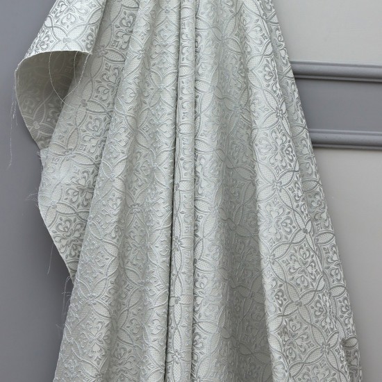 Foça V-33 Wholesale Jacquard Background Curtain Fabrics Living Room and Bedroom Curtains 21 Models 100% Polyester