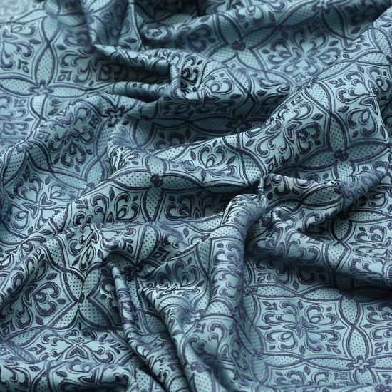 Foça V-53 Wholesale Jacquard Background Curtain Fabrics Living Room and Bedroom Curtains 21 Models 100% Polyester