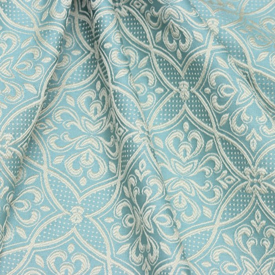 Foça V-56 Wholesale Jacquard Background Curtain Fabrics Living Room and Bedroom Curtains 21 Models 100% Polyester