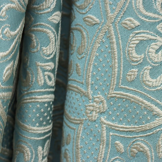 Foça V-56 Wholesale Jacquard Background Curtain Fabrics Living Room and Bedroom Curtains 21 Models 100% Polyester