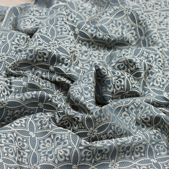 Foça V-61 Wholesale Jacquard Background Curtain Fabrics Living Room and Bedroom Curtains 21 Models 100% Polyester