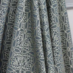 Foça V-61 Wholesale Jacquard Background Curtain Fabrics Living Room and Bedroom Curtains 21 Models 100% Polyester