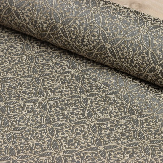 Foça V-63 Wholesale Jacquard Background Curtain Fabrics Living Room and Bedroom Curtains 21 Models 100% Polyester