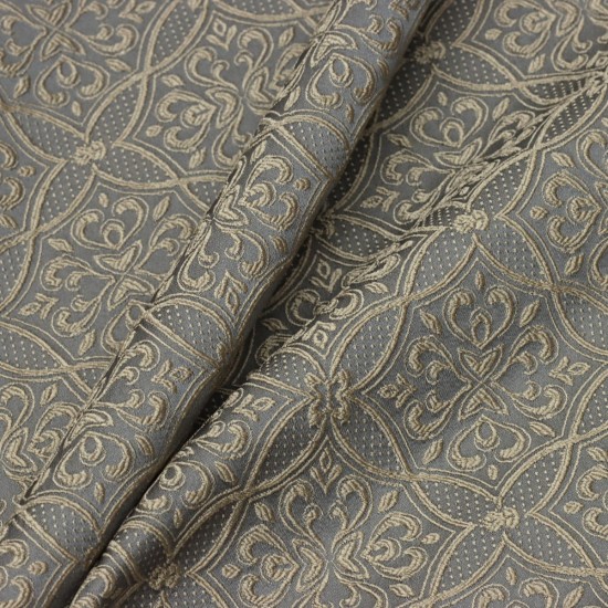 Foça V-63 Wholesale Jacquard Background Curtain Fabrics Living Room and Bedroom Curtains 21 Models 100% Polyester