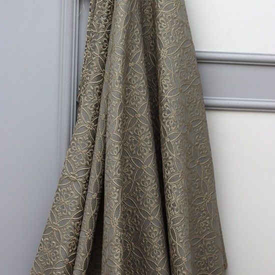 Foça V-63 Wholesale Jacquard Background Curtain Fabrics Living Room and Bedroom Curtains 21 Models 100% Polyester
