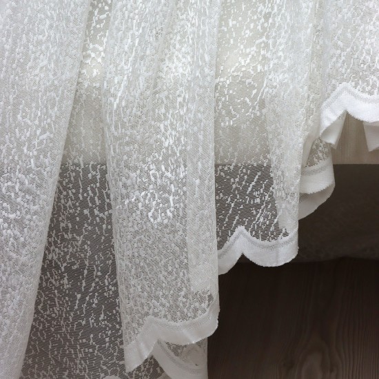 Klaus V--1 Wholesale Raschel Plain Knitted Tulle Curtain Fabrics Living Room and Bedroom Curtains 2 Models 100% Polyester