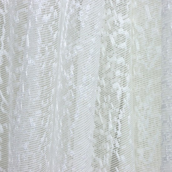 Klaus V--1 Wholesale Raschel Plain Knitted Tulle Curtain Fabrics Living Room and Bedroom Curtains 2 Models 100% Polyester